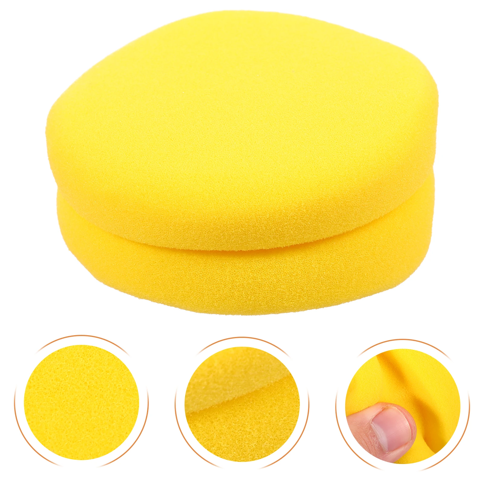 

2 Pcs Painting Sponge Set Sponges Children Drawing Clean for Craft Circle Round Diy