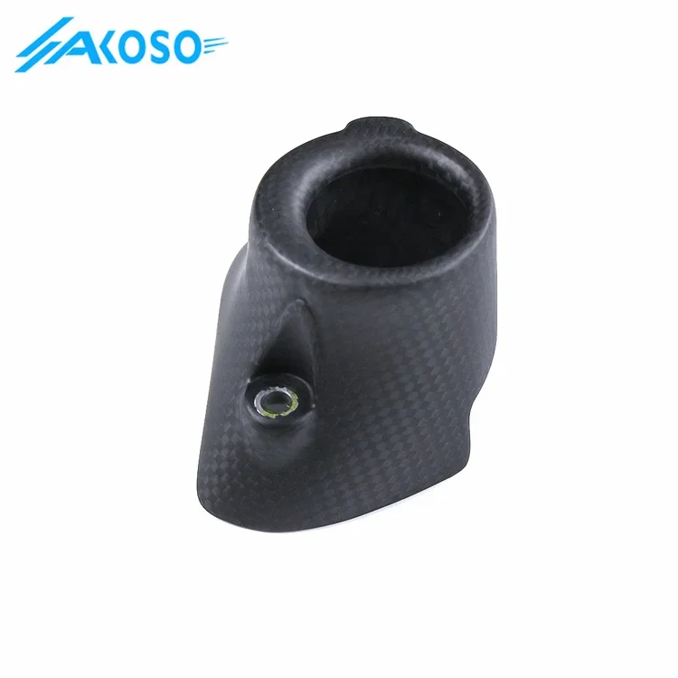 AKOSO 3K 3*3 Carbon Fiber Motorcycle Accessories Spare Parts Key cover For Ducati Panigale V2