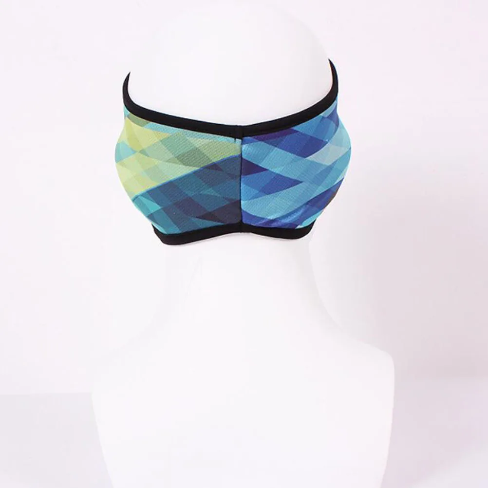 

Colorful Rhombus Pattern Sports Ear Warmer Winter Wrap Elastic Headband Breathable Sweatband for Cycling Running Skiing Outdoor