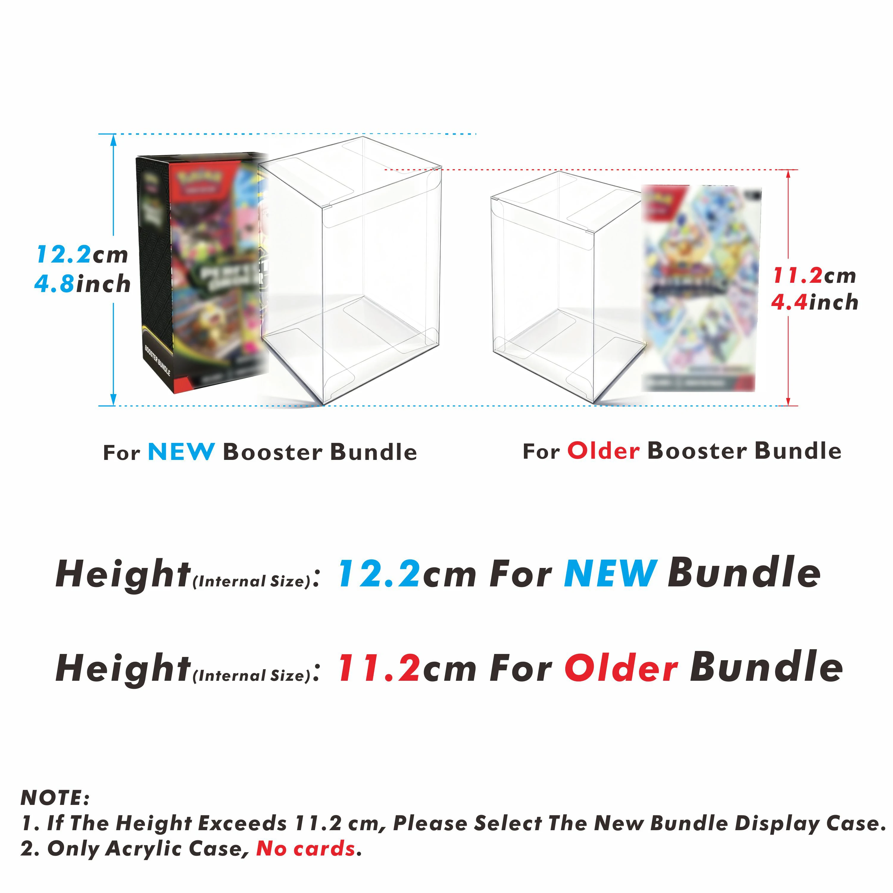 10PCS Plastic Protector Case For NEW Booster Bundle / Older Booster Bundle