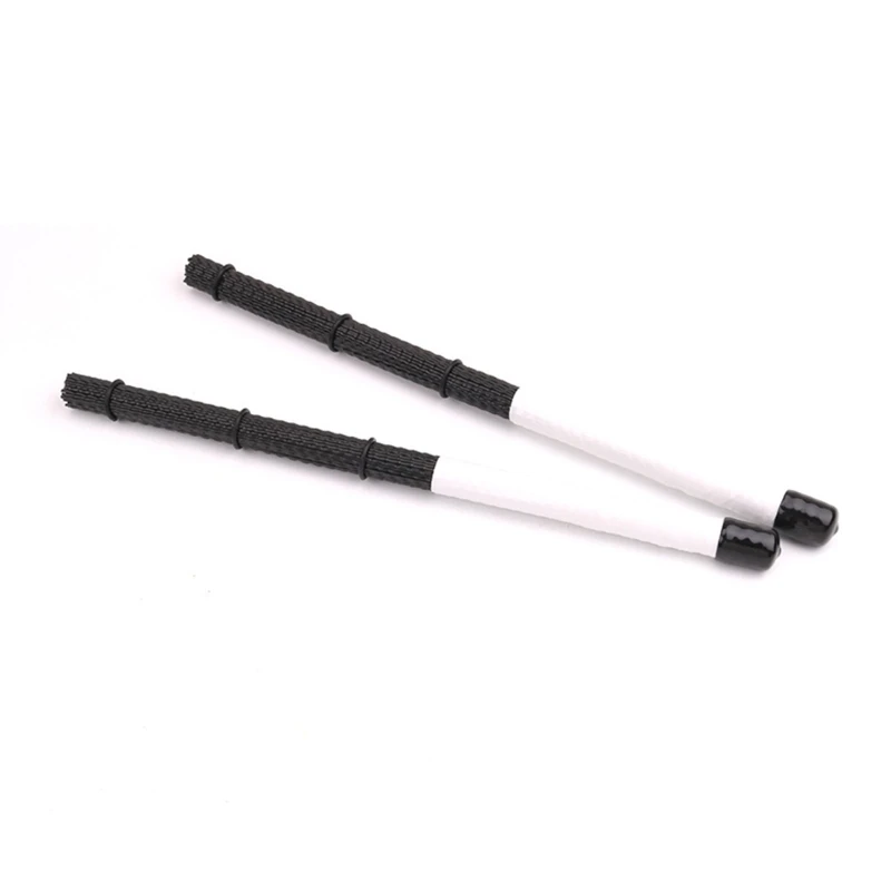 Retractable Wavy Drum Brushes Telescopic Percussion Professional Wire Brush Dropship