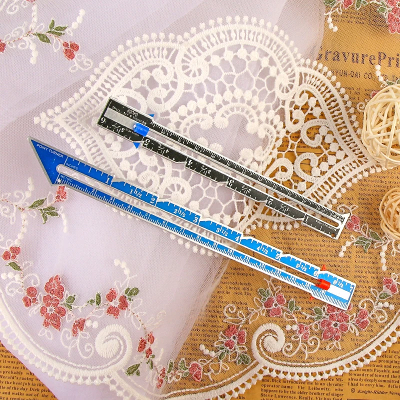 1pc Stitching Ruler Sewing Seam Gauge Thickness Measurement Tool, Suitable for Various Types of DIY Manual AIDS