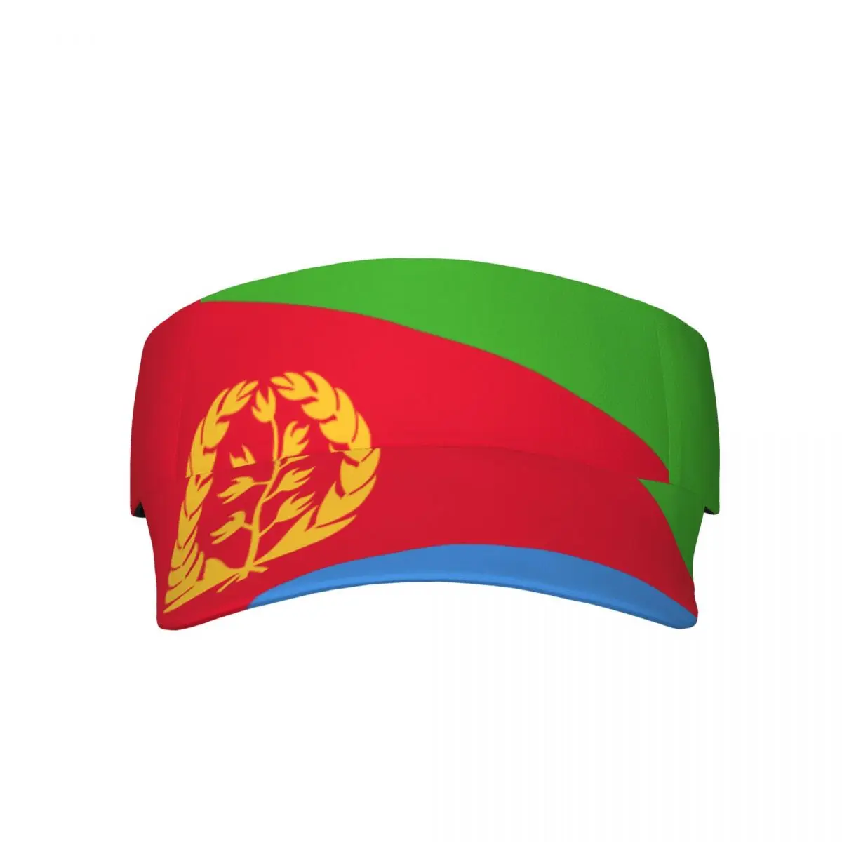 Flag Of Eritrea Breathable Air Sun Hats Men Women Visor UV Protection Top Empty Solid Sports Tennis Golf Sunscreen Cap