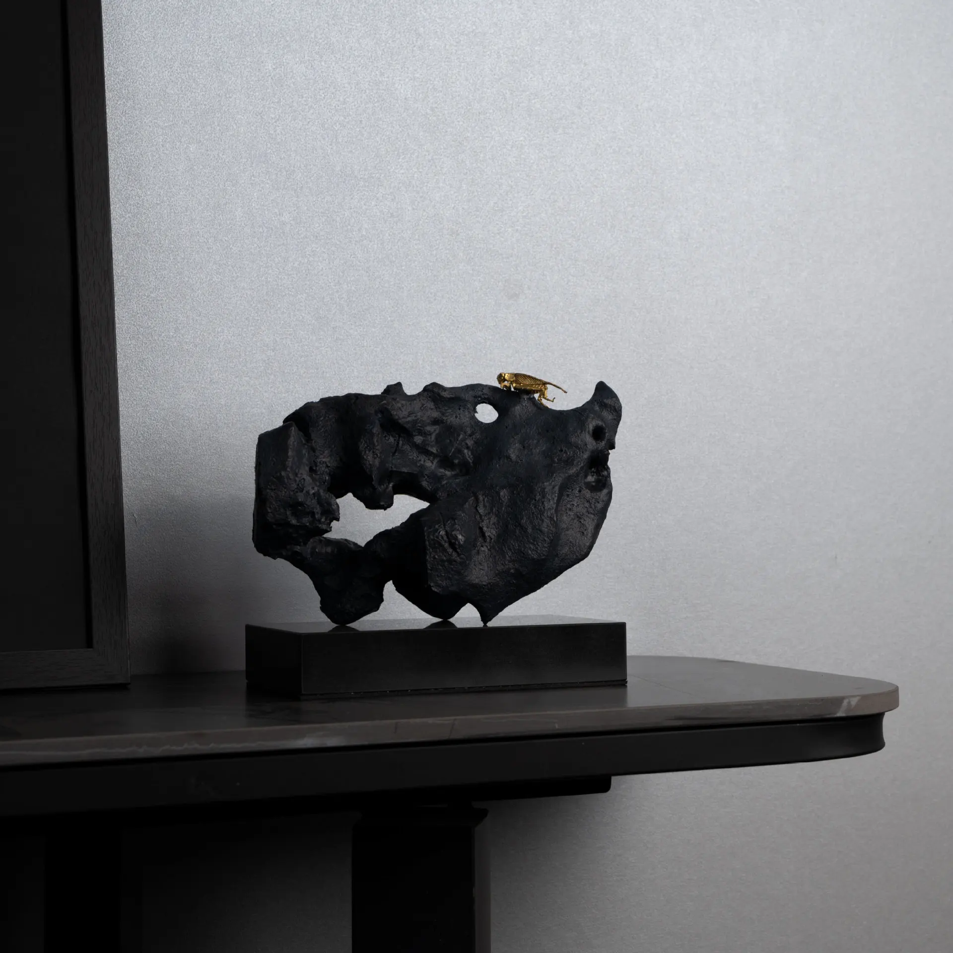Modern new Chinese-style creative rockery Taihu stone ornament high-end sales office model room entrance office decoration