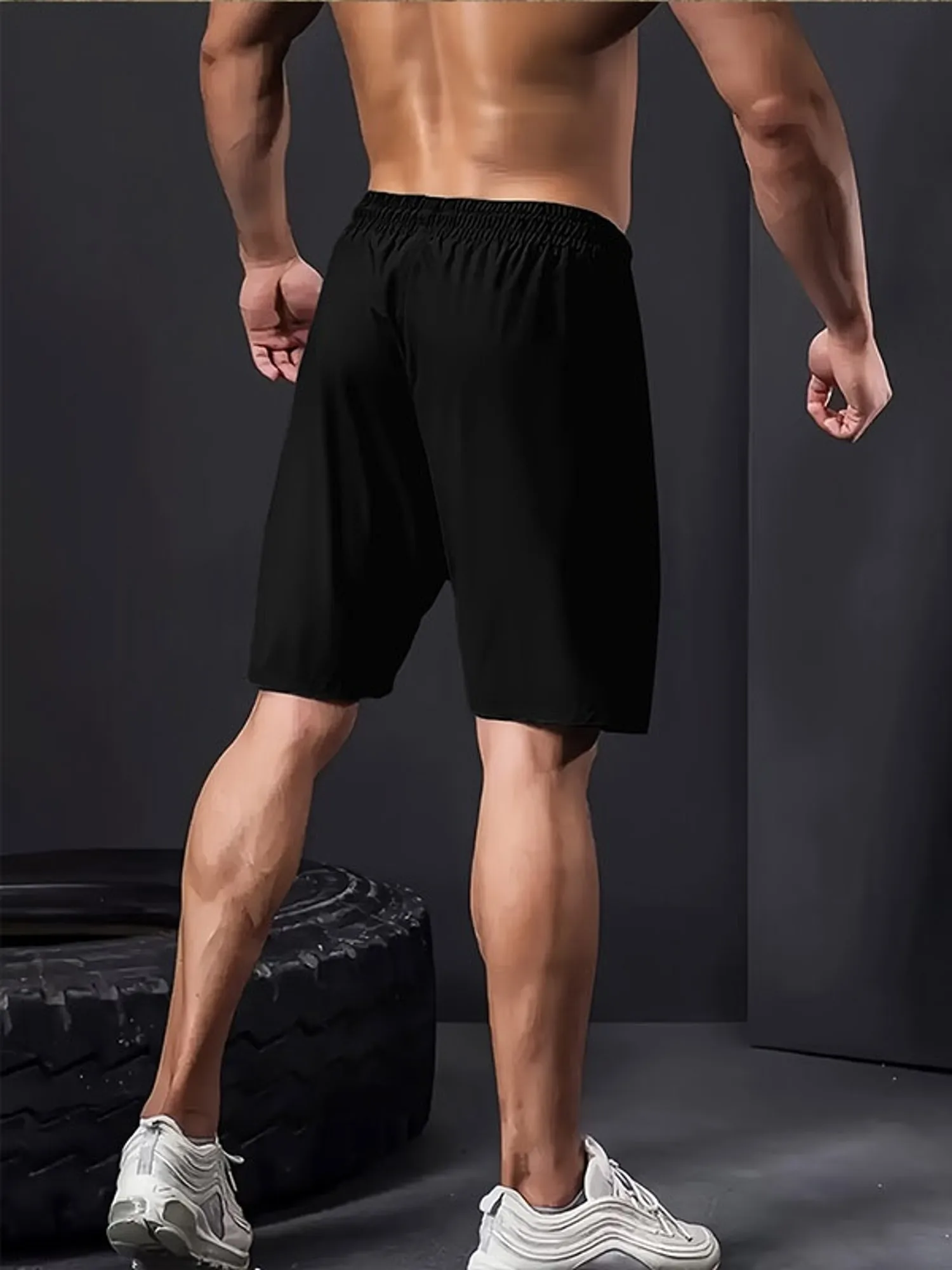 Men's short pants with Jesus print breathable lightweight casual for roller skating hip-hop streetwear men's pants