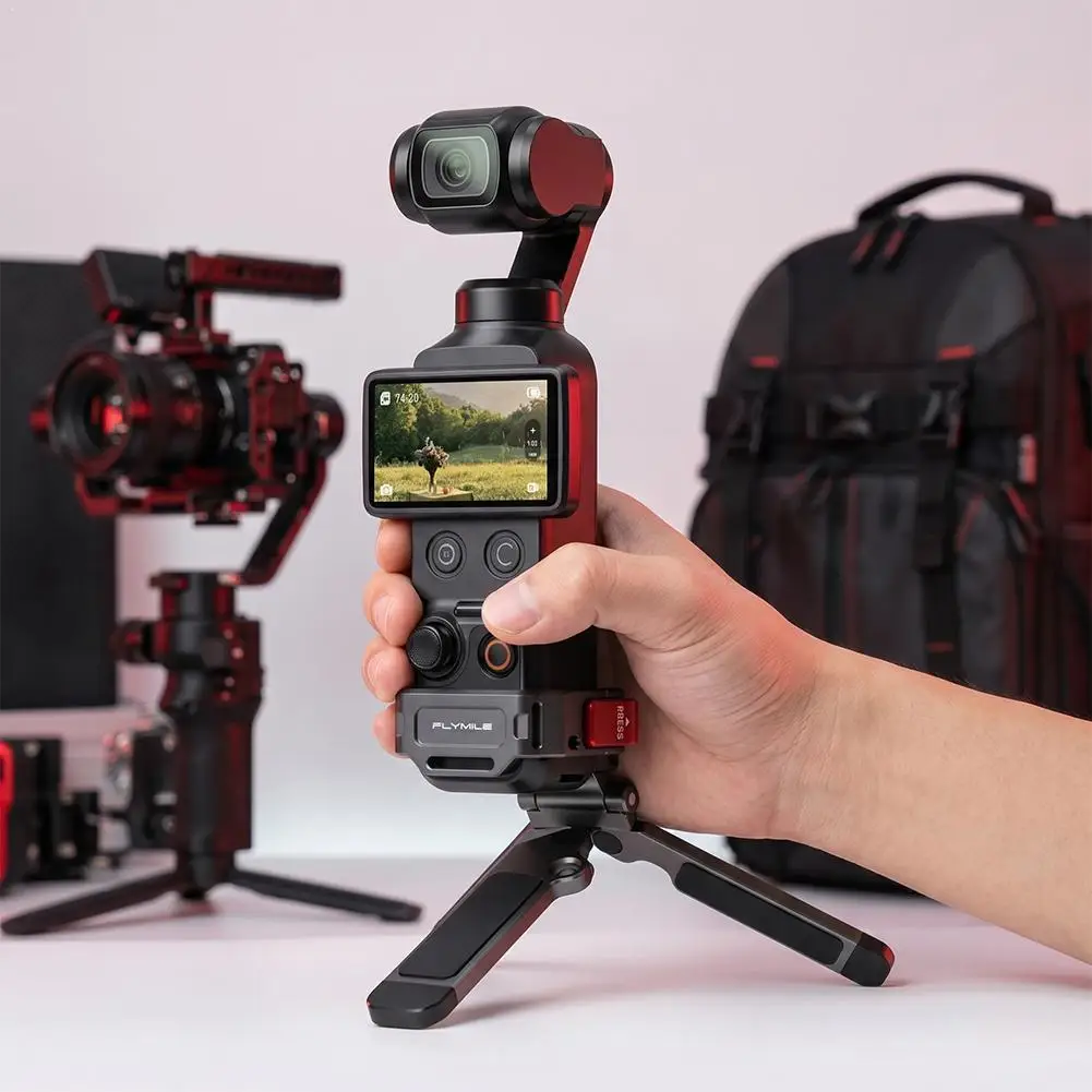 

Новое быстросъемное магнитное крепление для DJI Osmo Pocket 4, основание из алюминиевого сплава, аксессуары для экшн-камер и штативов