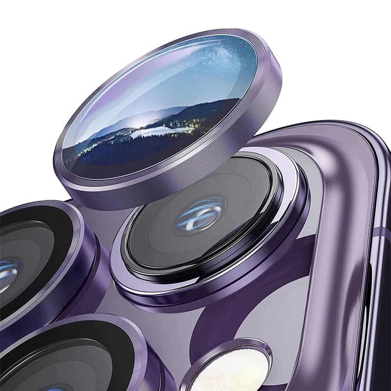 Защитное стекло для объектива iPhone 14 13 12 11 Pro Max 14 Plus Защита объектива камеры для iPhone 13 12 мини металлическое кольцо пленка для камеры