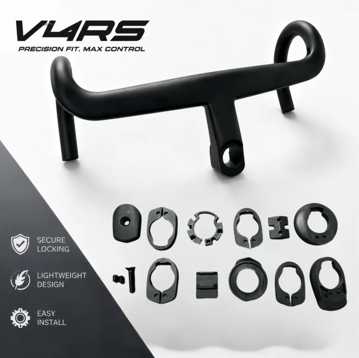 

CC.01 carbon fiber integrated road handlebar for C68/V5Rs/V4Rs/C68 Gravel/C68 Allroad series, 370-430mm with computer mount