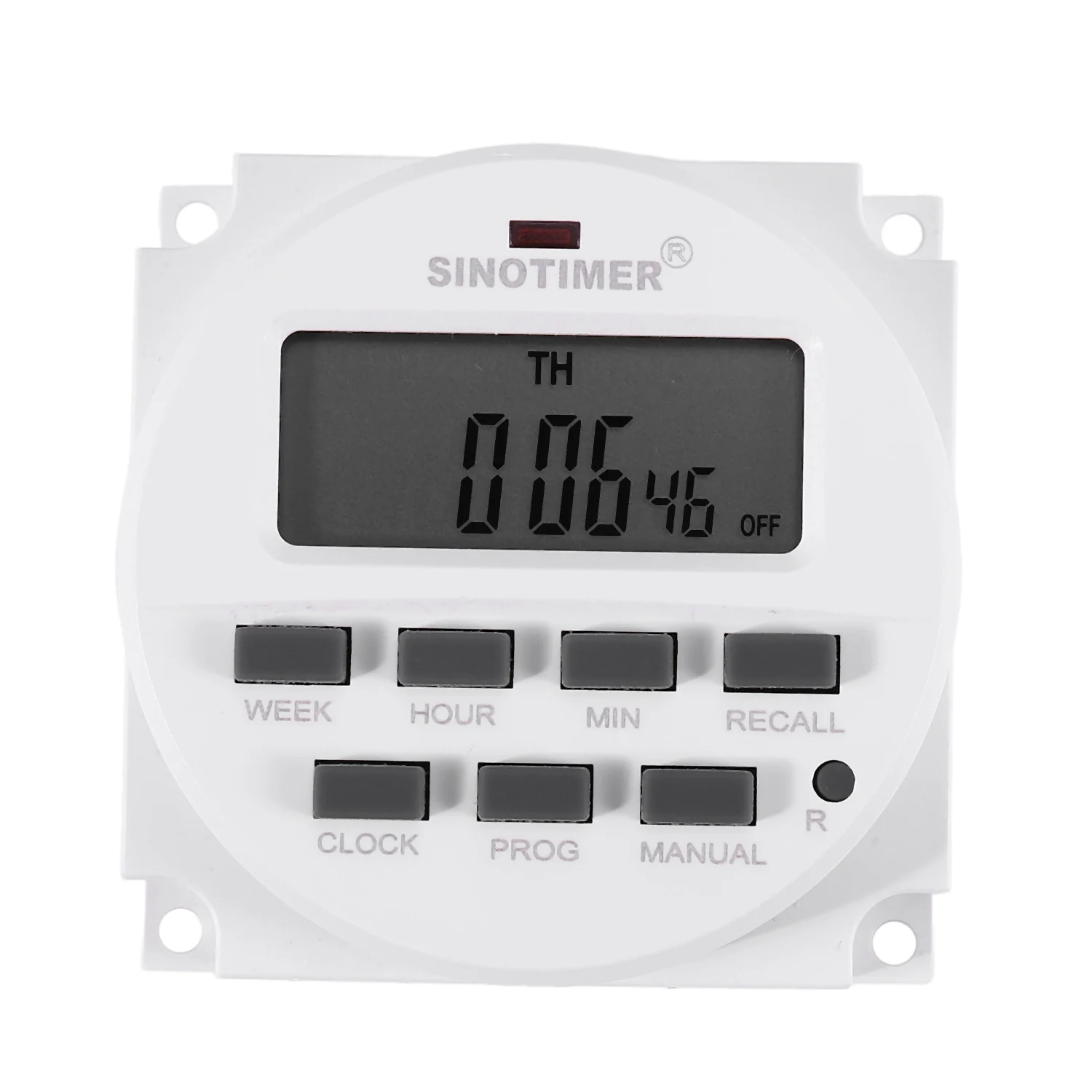 Tm618H-2 220V Ac Digital Time Switch Output Voltage 220V 7 Day Weekly Programmable Switch For Lights Application