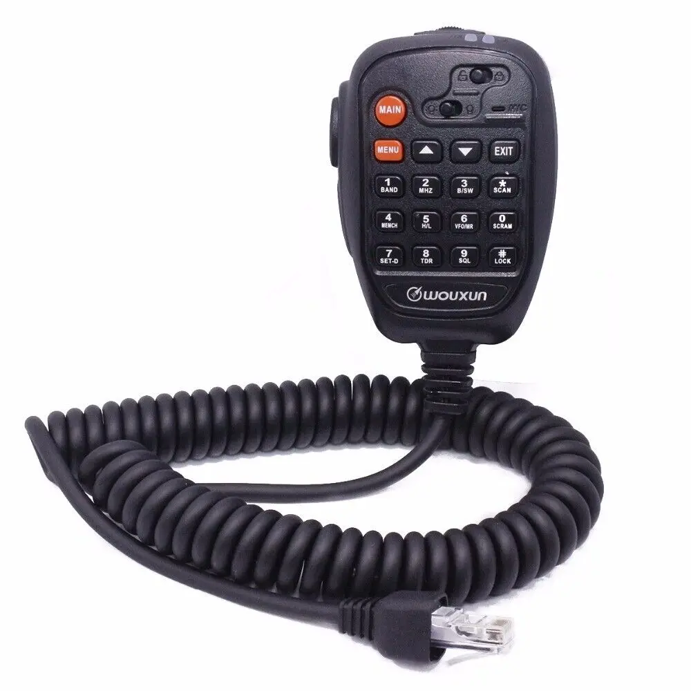 Walkie Talkie de Radio Original para coche WouXun KG-UV950P Radio móvil de doble banda KG-UV950P Estación de Radio para coche transmisión de cuatro bandas