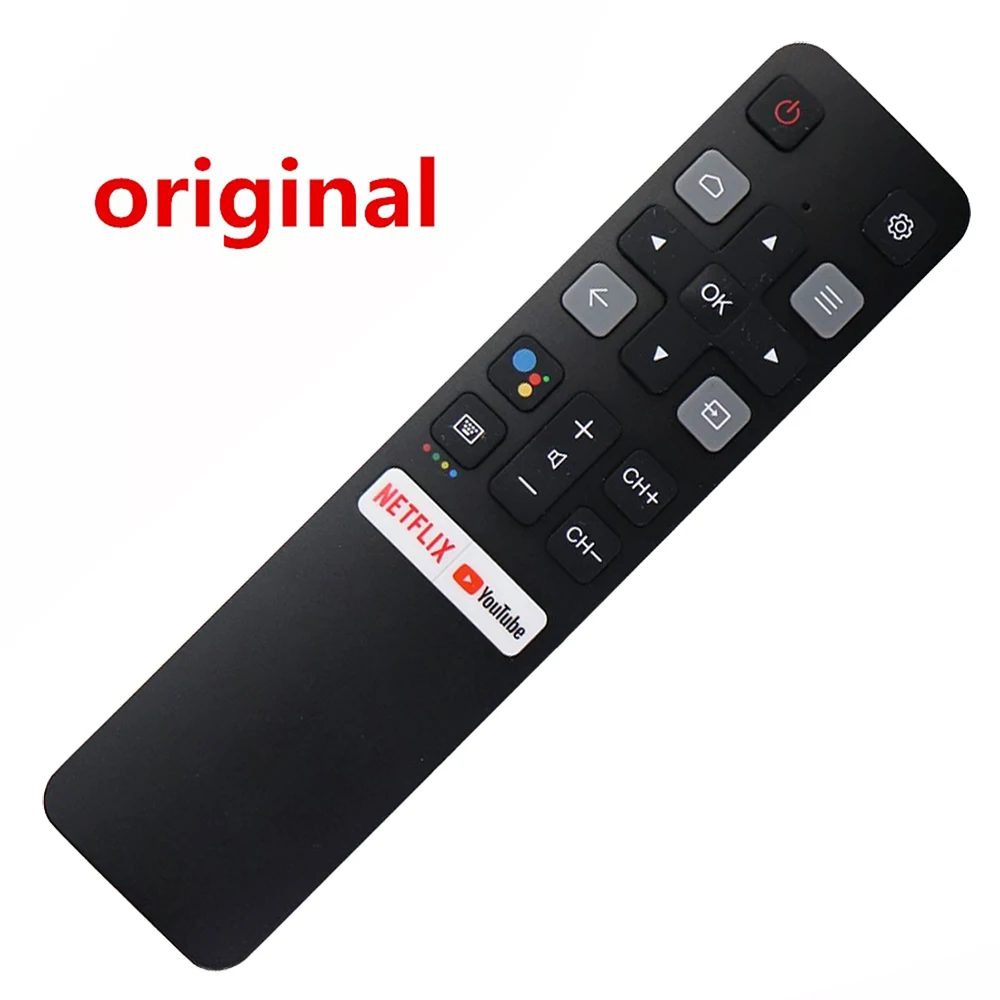 New Original Voice Remote Control RC802V FNR1 / RC802V FUR6 For TCL Android Smart TV 49P30FS 65P8S 55C715 49S6800 43P615