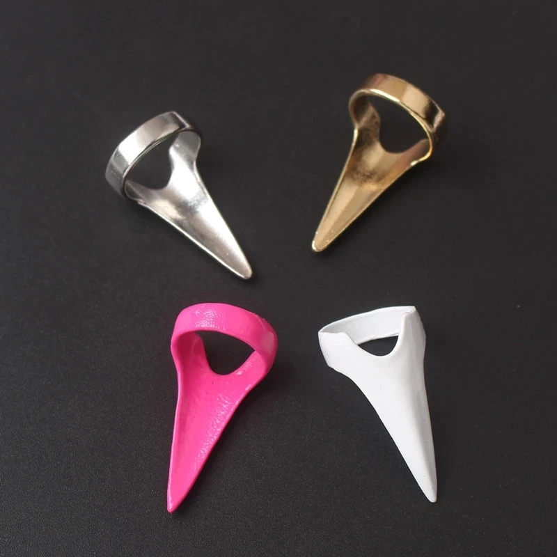 1PCS Retro Punk Nagel Finger Klaue Spike Ringe Party Cosplay Schmuck für Frauen Männer Legierung Sharp Knuckle Ring Halloween dekoration