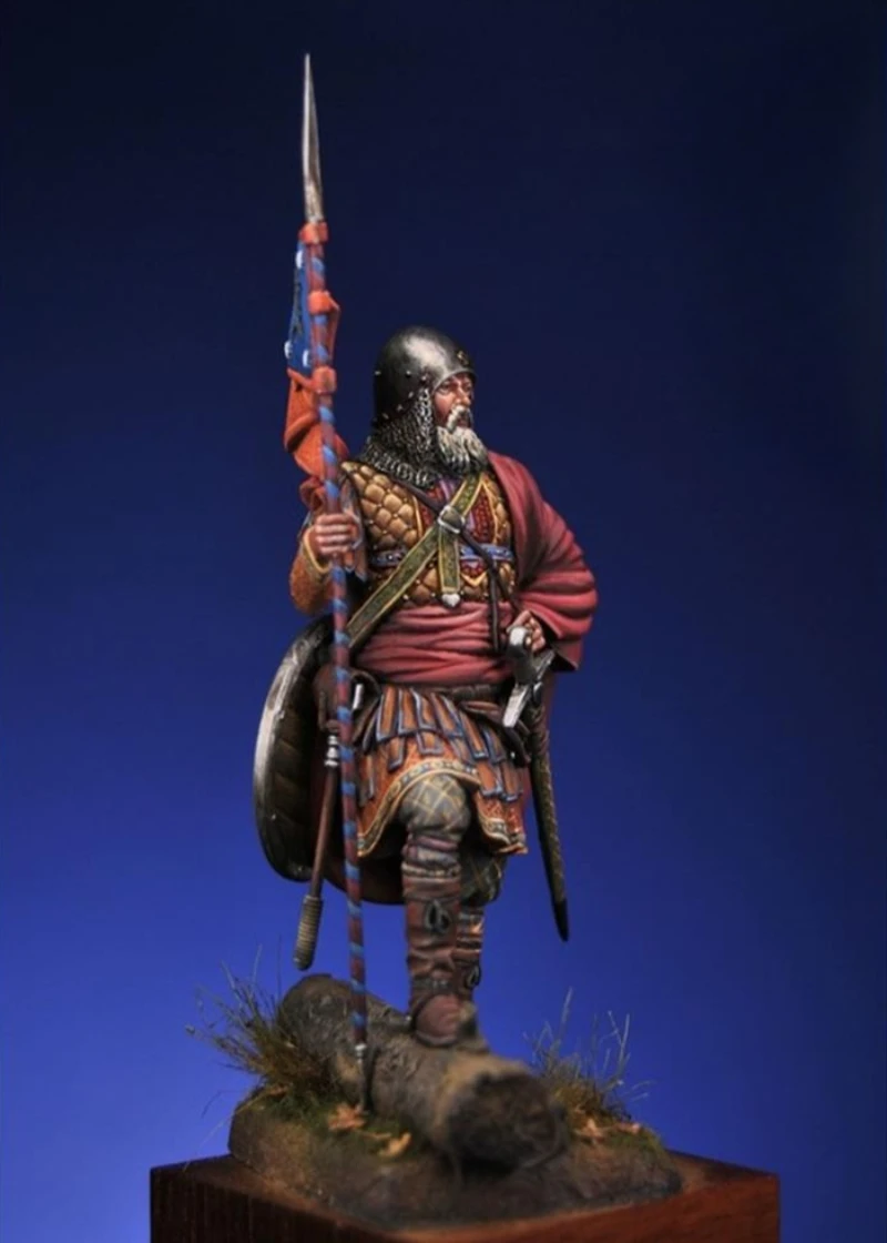 

1/24 Scale Diecast Resin Figure Model Kit Ancient Cavalry Commander Unassembled Unpainted