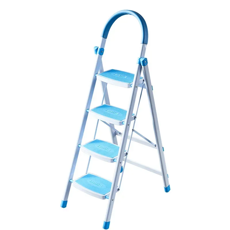 

Indoor Aluminum Alloy Triangle Step Stool Telescopic Ladder for Multifunctional Use