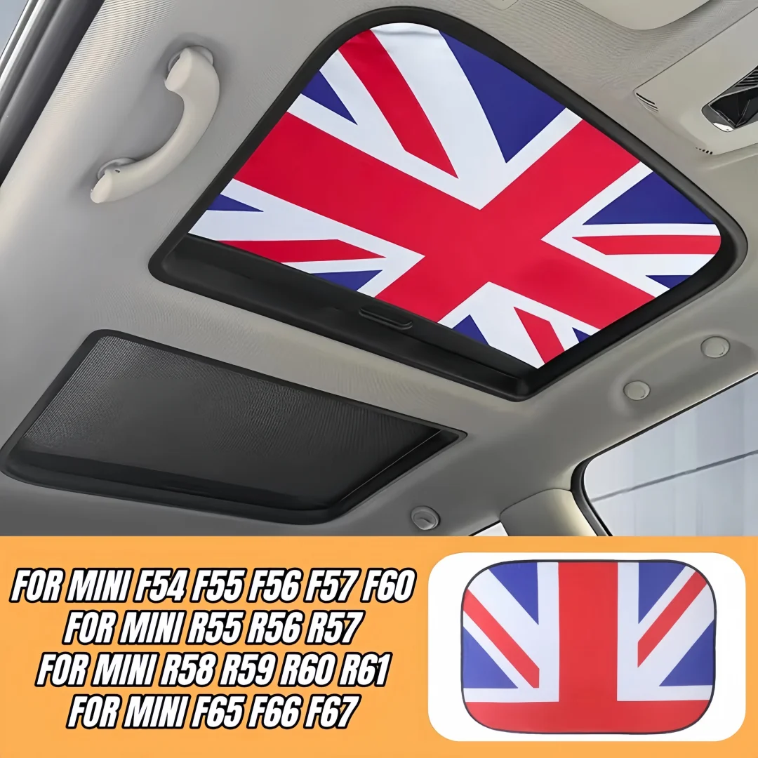 Foldable Car Sunroof Sunshade Cover For Mini Cooper F54 F55 F56 F57 F60 R55 R56 R57 R58 R59 R60 R61 F65 F66 F67 Accessories
