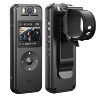 BOBLOV A27 2K Body Worn Camera 64G WiFi Mini Camera 4 Hrs Video Shooting Small Camcorder with 180°Rotatable Lens Battery Camera