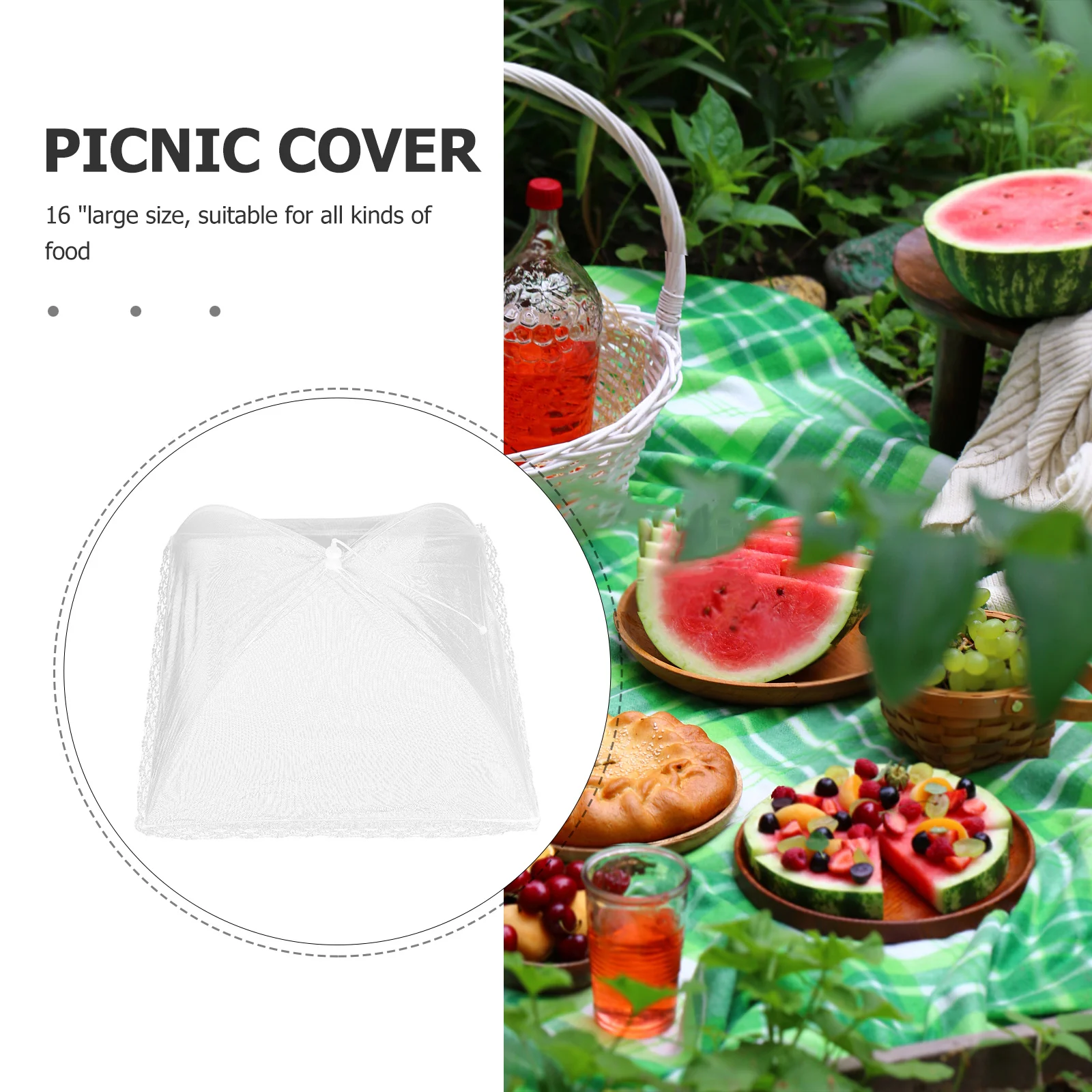 

Mesh Food Cover Foldable Reusable Collapsible Dome Tent Outdoor Picnic Food Protector Camping Table Cover Camping Supplies