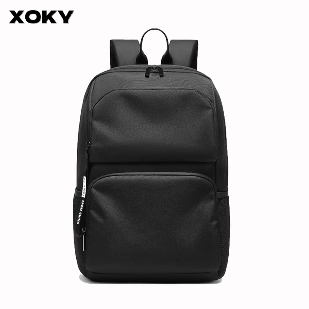 XOKY Casual Men's Backpack Laptop Backpack Oxford Cloth Material Multifunctional Large-capacity outdoor Travel Student Bags ﻿