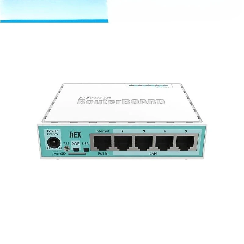 

MikroTik RB750Gr3 Hex ROS 5-Port Mini Router 5x1000Mbps Ports RouterOS L4