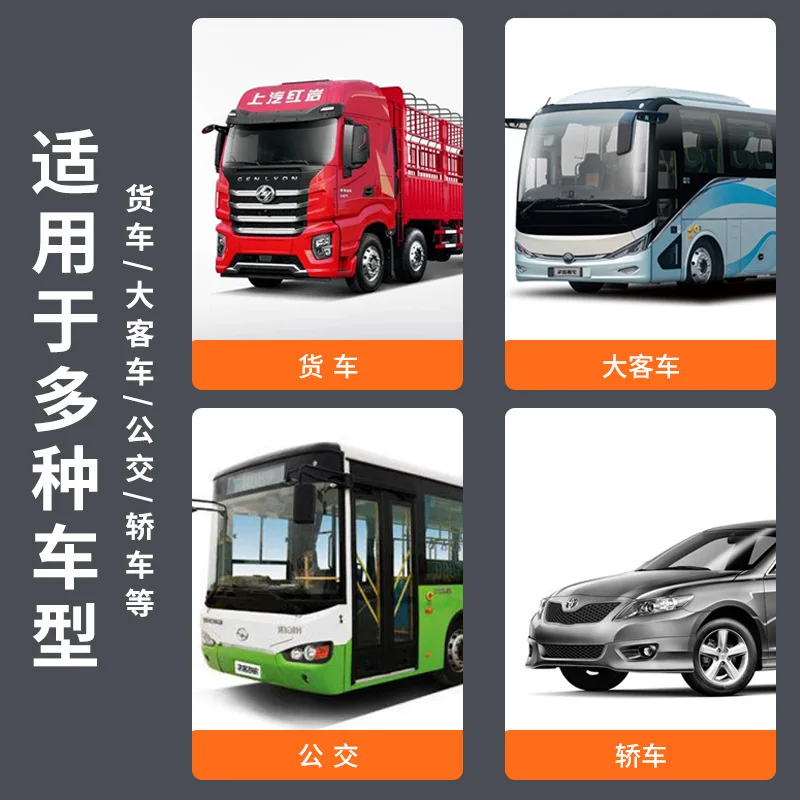 Sunshade for large truck, passenger car, three or four wheels, telescopic solar film, front glass, high definition