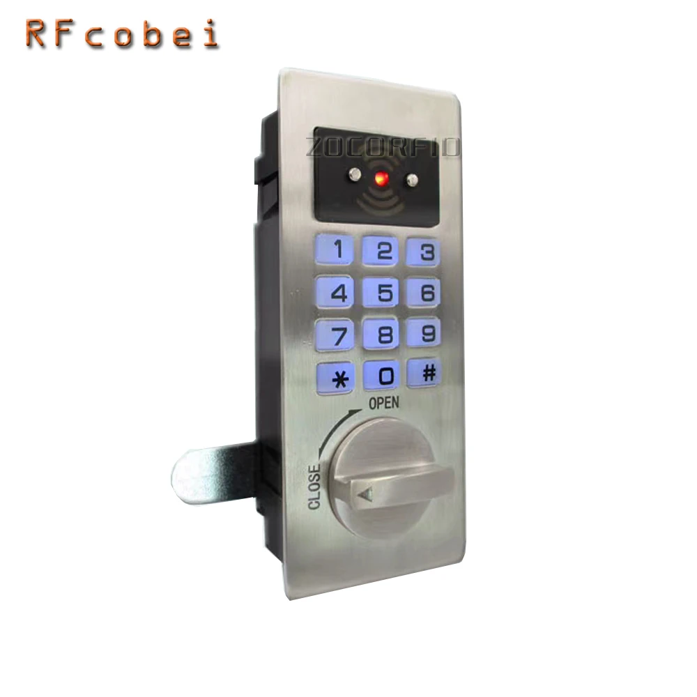 

125KHZ RFID EM card Temporary or fixed password RFID keys Cabinet Door Electric Lock Assembly Solenoid FOR Drawer/Sauna Lock