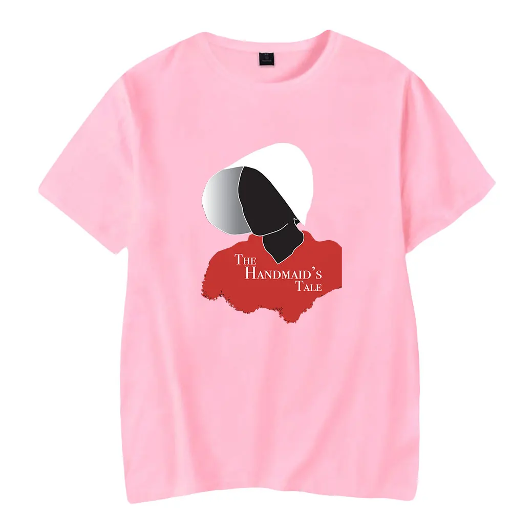 Camiseta de cuento de sirvienta de mano para hombre y mujer, camisa de manga corta con cuello redondo, ropa Unisex de televisión americana, nueva