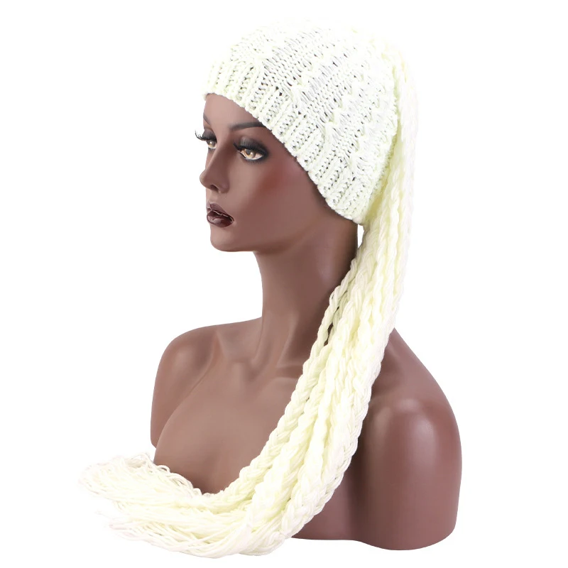 Cappello da donna unisex lavorato a maglia caldo cappello a treccia cappelli a cuffia cofano berretto da chemio hip-hop cappello da uomo cappello da ballo per feste africane maschili femminili