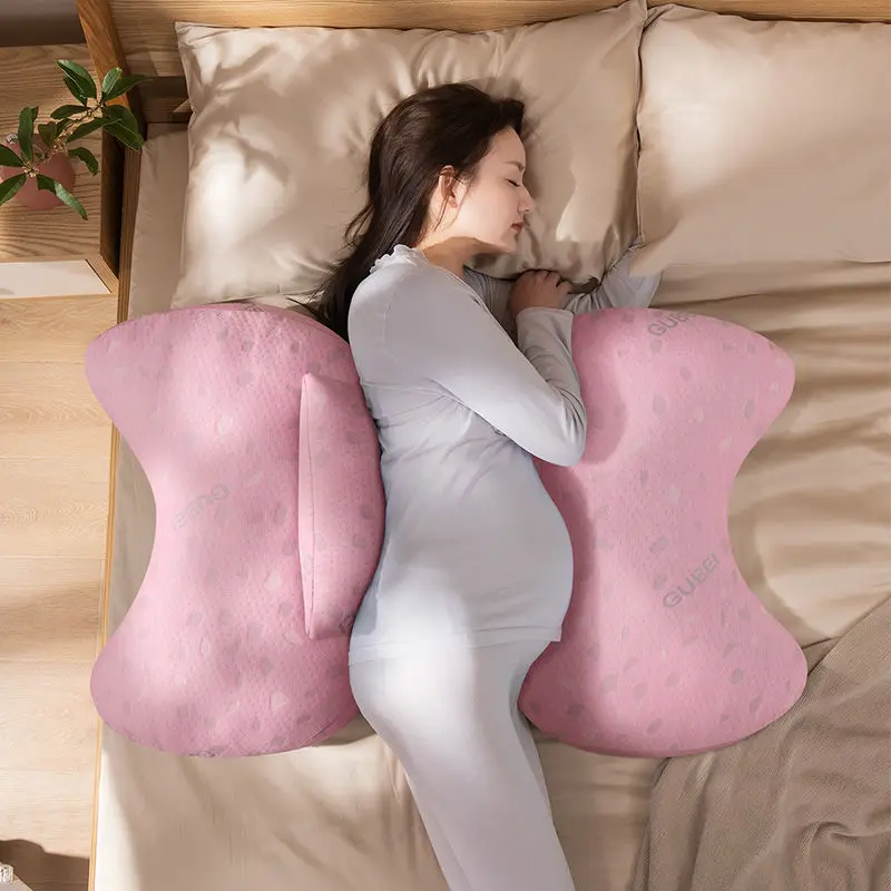 Oreiller de soutien de grossesse moderne en forme de U, oreiller de couchage latéral, oreiller complet pour le corps, le ventre, la taille, les jambes, meilleure vente