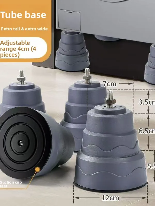 

Universal Waing hine Drum Base Pad Heightening Non-Slip o-Absorption Feet Stand Base Mat for Little Swan