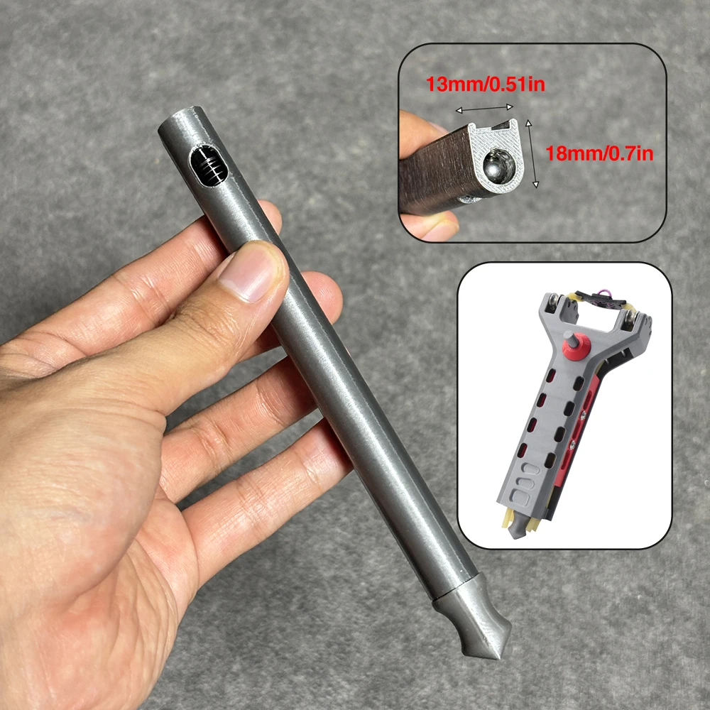 Harz-Magazin für Repetier-Schleudern, kompatibel mit 8mm Stahlkugeln, Schleuderzubehör, Schnellschuss-Zubehör