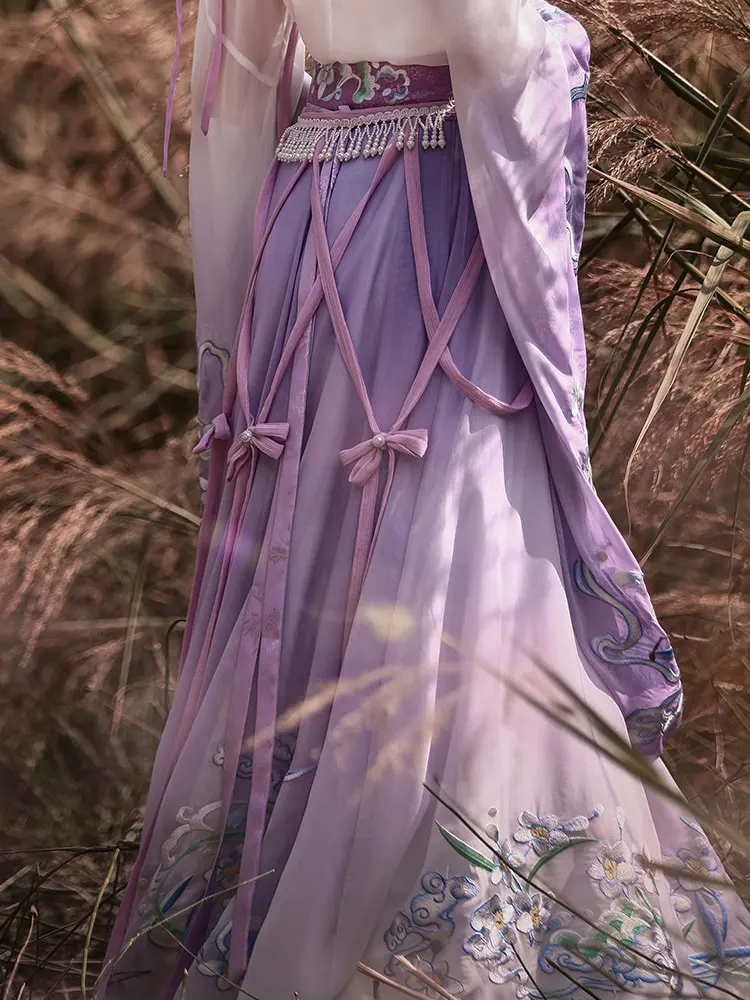 

Шелковый шарф, повязка для волос, коллекция мелких предметов, аксессуары для костюма феи Luo en Fu Fairy T, весна 2023, Hanfu f ...