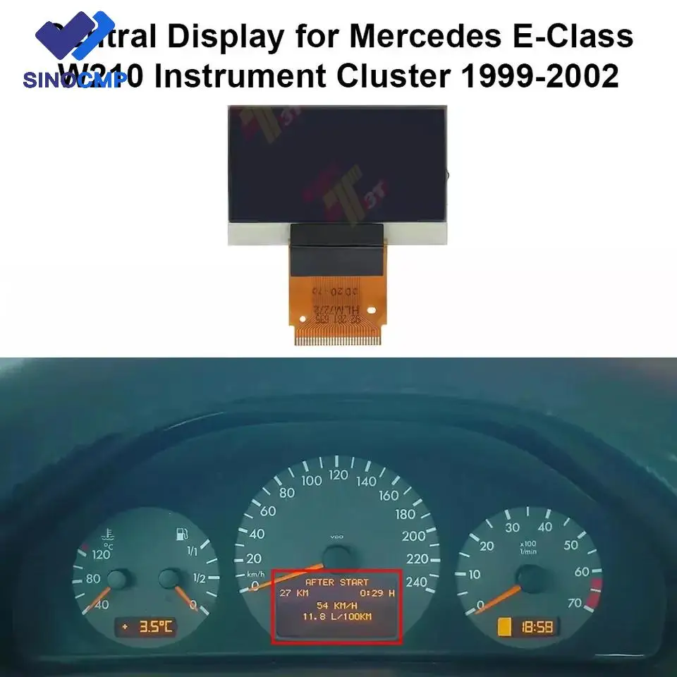 

110080063 110008915 A2085405711 A2105401624 A2105405948 ЖК-дисплей для Mercedes A208 C208 CLK320 W210 S210 CLK55