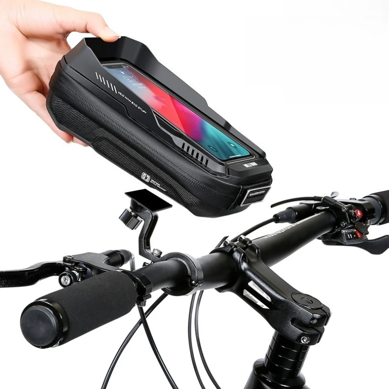 

For 5.5-6.7 Inches Waterproof Motorcycle Bike Mobile Phone Holder Support Universal Bicycle GPS 360° Motorcycle Cellphone Holde