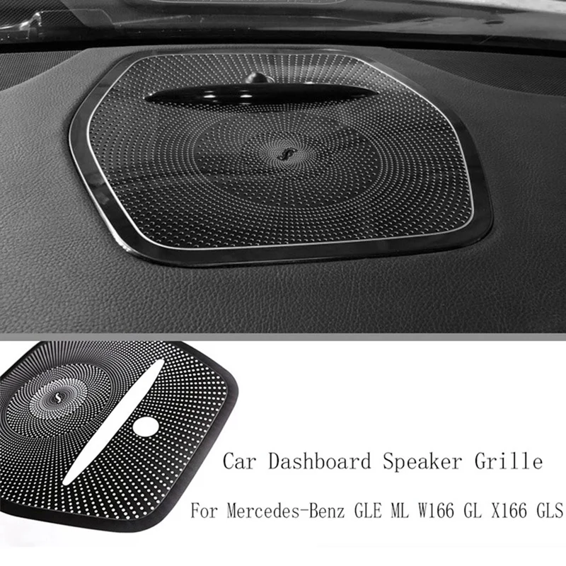 Car Dashboard Speaker Grille For Mercedes-Benz GLE ML W166 GL X166 GLS Dashboard Speaker Cover Decoration Replacement