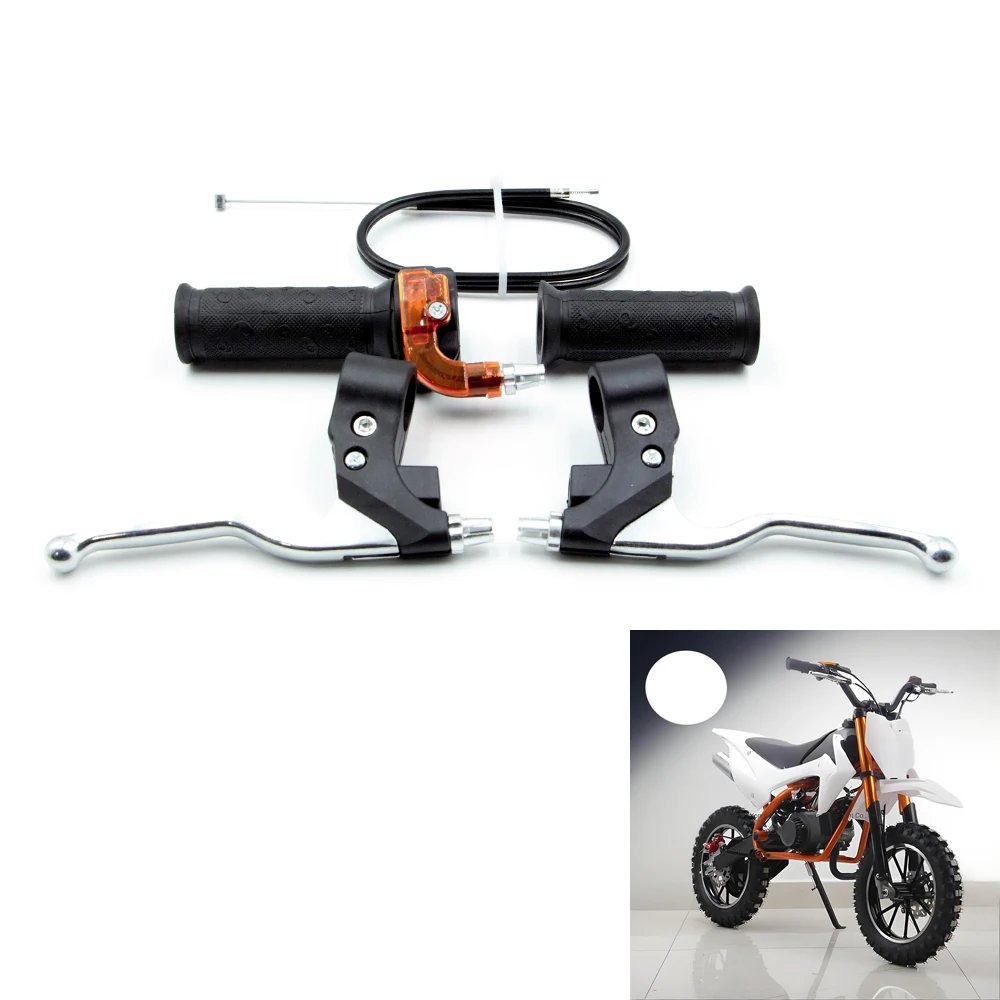 

22mmTwist Throttle Accelerator Handlebar Hand Grip Cable For 47 49cc Mini Dirt Bike ATV Quad Pocket Mini Motorcycle