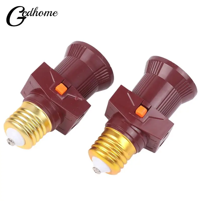 110V- 240V E27 Screw Bulb Holder Convert To With Switch Lamp Socket LED Bulb Adapter With Switch Lamp Bulb Socket Adapter