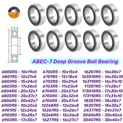 6801RS 12x21x5mm Bearing 10Pcs Bicycle Pivot Repair Parts Thin Wall Metal Shielded 6802 6803 6804 6903 15267 -2RS Ball Bearing