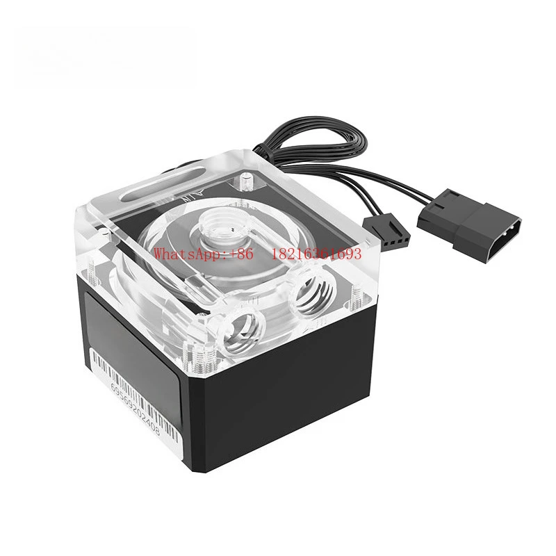 

PU-FS4M-J Computerized Water Cooling Silent Water Pump Supports PWM Intelligent Temperature Regulation Flow Rate 650L/H