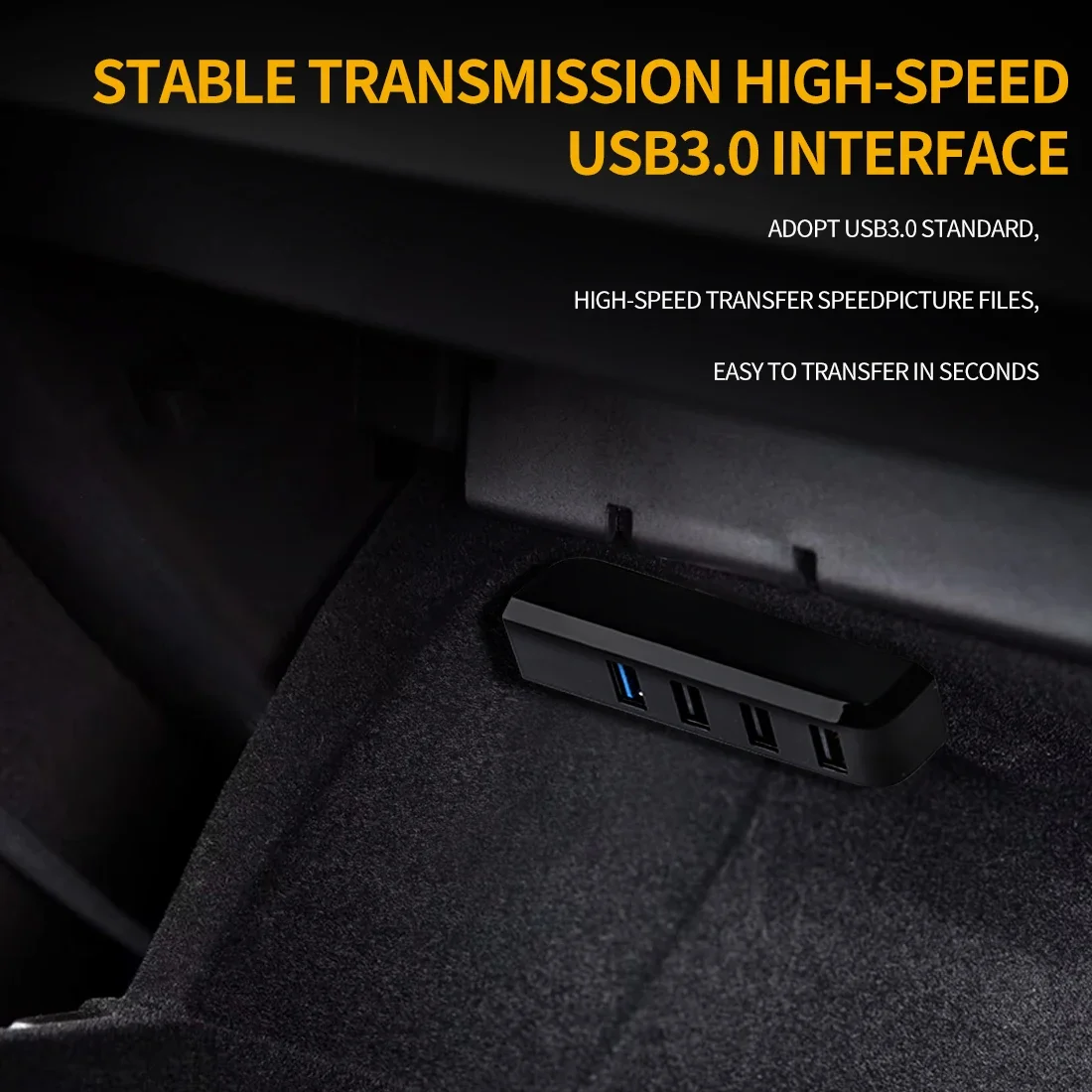 Car Ambient Light 30 60 Seconds Module Glove Box USB Expansion Dock Symphony Atmosphere Lamp 140cm For Tesla Model 3 Y S X