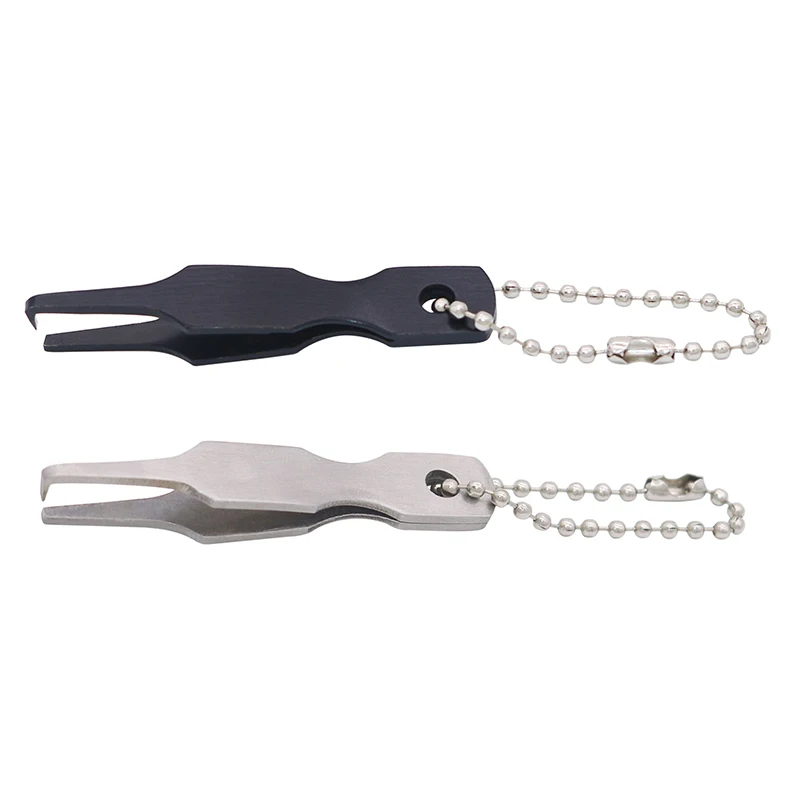Ring Opening Mini Pliers Quick Split Rings Opener Tool With/Without Chain Fishing Line Knot Tyer Tweezers Cutter Pliers Tackle