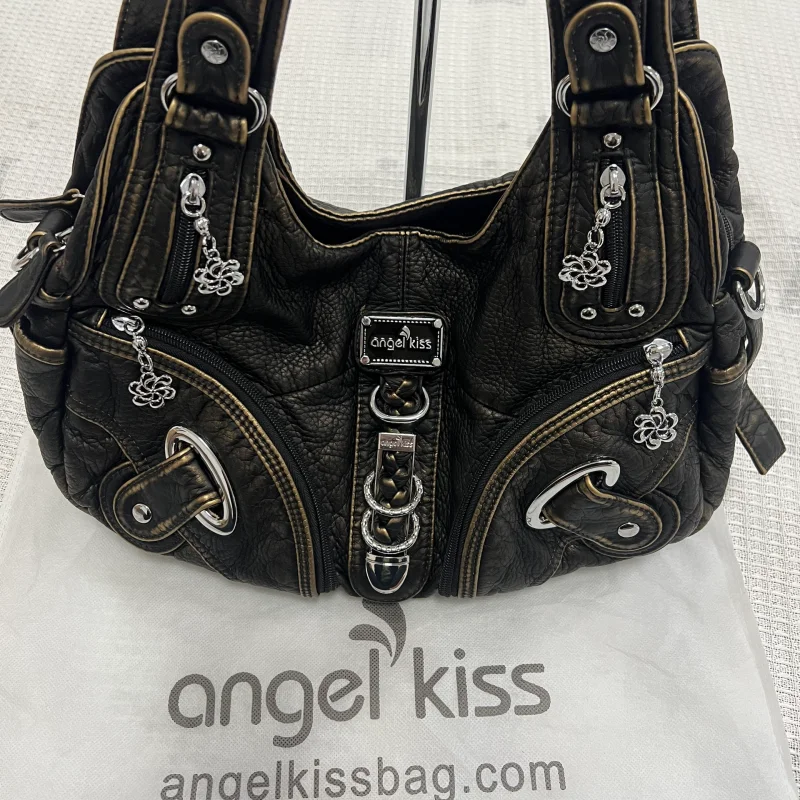 

Women Handbags Fashion Shoulder Bag Large Black Tote Top-handle Shopping Pack Multiple Pockets Satchel Lady Purse