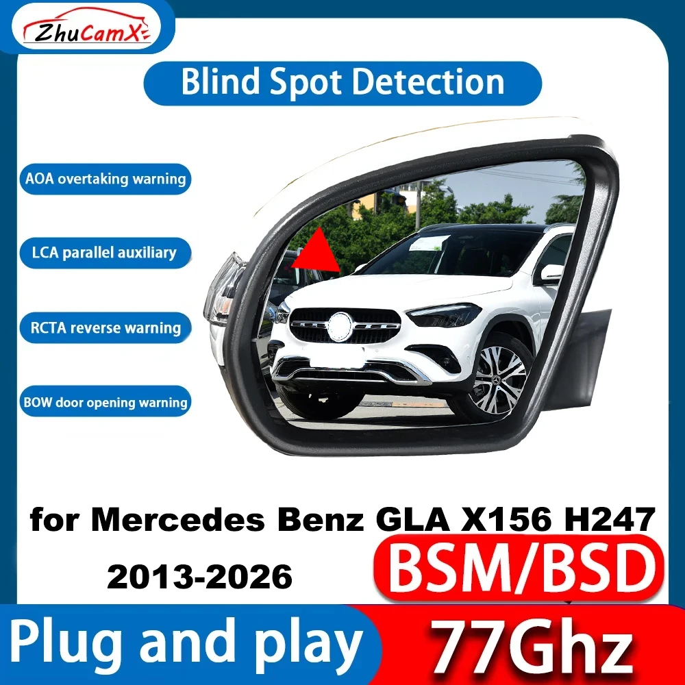 

for Mercedes Benz GLA X156 H247 2013-2026 Active Blind Spot Assist Detection Monitoring Information System 77GHz Radar Detector