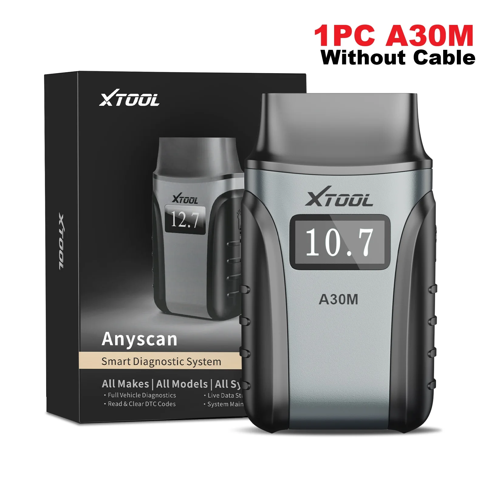 XTOOL Anyscan A30M BT OBD2-scanner Autodiagnostische hulpmiddelen 26+ Resets Actieve test CANFD FCA Autoauth Alle levenslange gratis update
