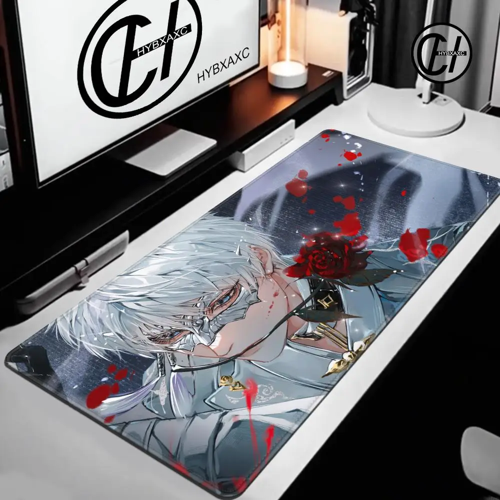 

Mouse Pad Laptop Anime Extended Desktop Mat Computer Gamer HD HYBXAXC Gaming Accessories Love And Deepspace Xavier Keyboard Pad