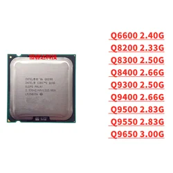 Quad-core Q6600 Q8200 Q8300 Q8400 Q9400 Q9500 Q9450 Q9550 Q9650 775 pin CPU Core 2