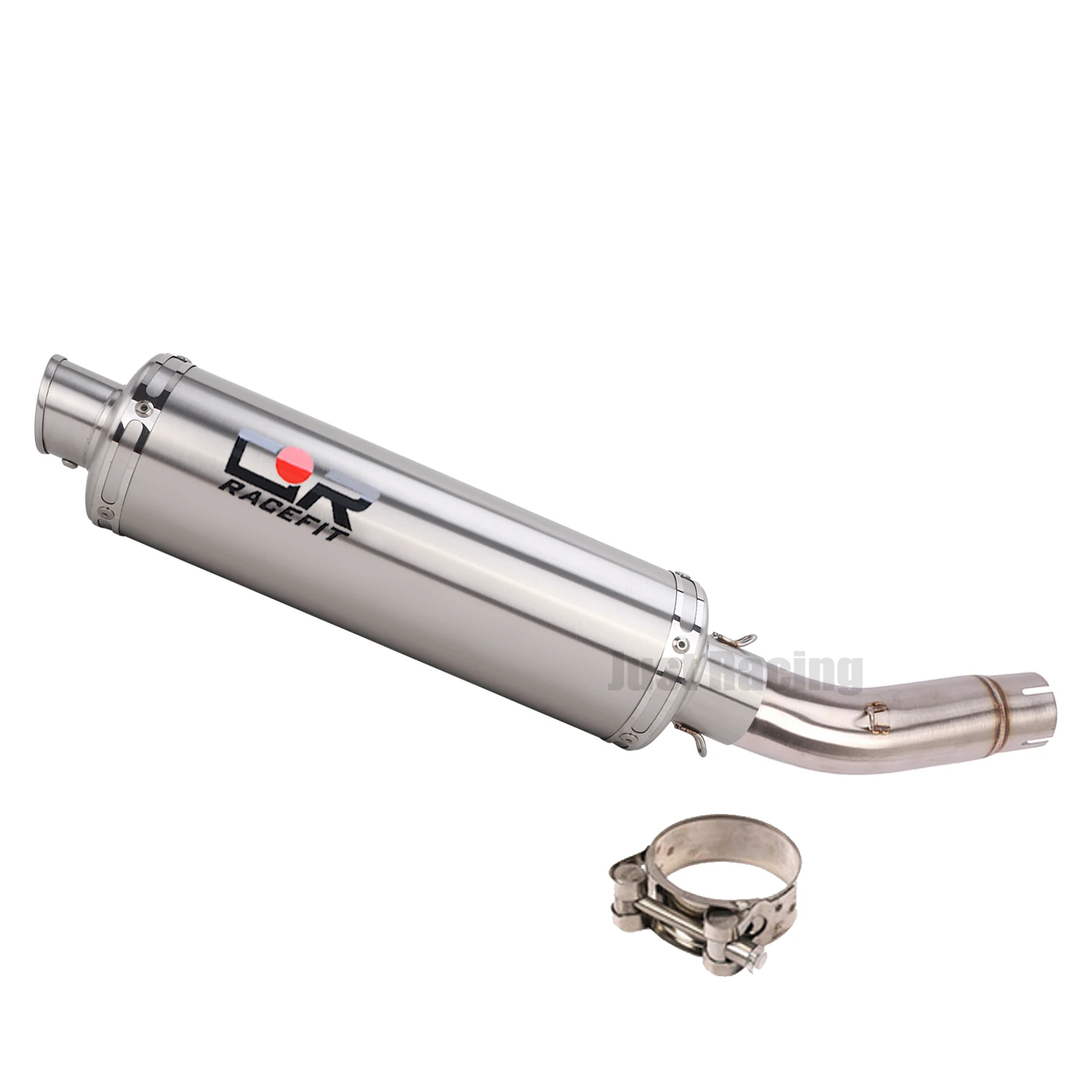 51mm Exhaust System Slip on Mid Link Carbon Muffler Pipe For Suzuki SV650 sv 650 SV650X 2016-2021 view 2