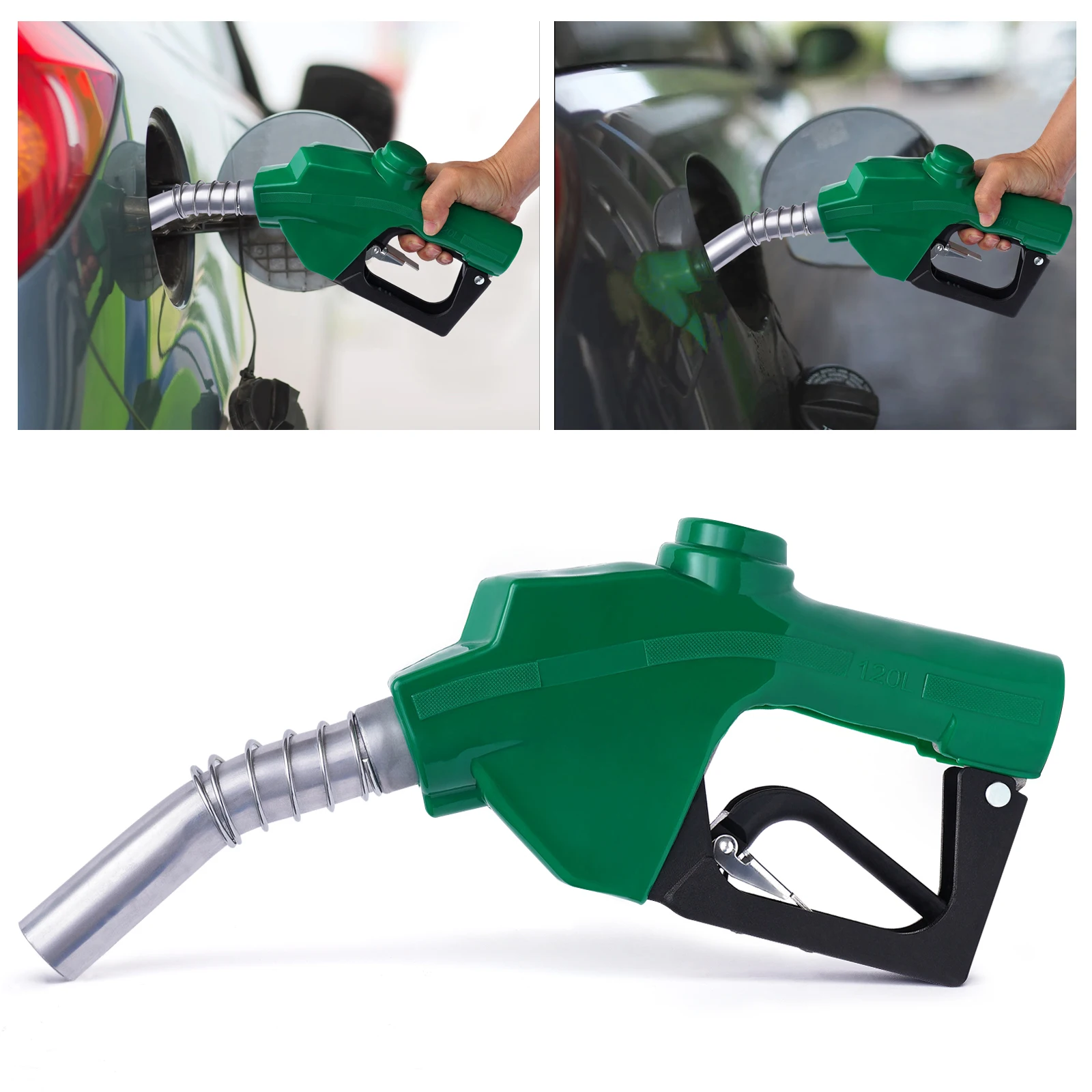 

Автоматическая насадка Max. Автоматический дизельный пистолет для заправки топливом (бензин, керосин, биодизель) с регулировкой потока 120 л/мин, 3 режима.