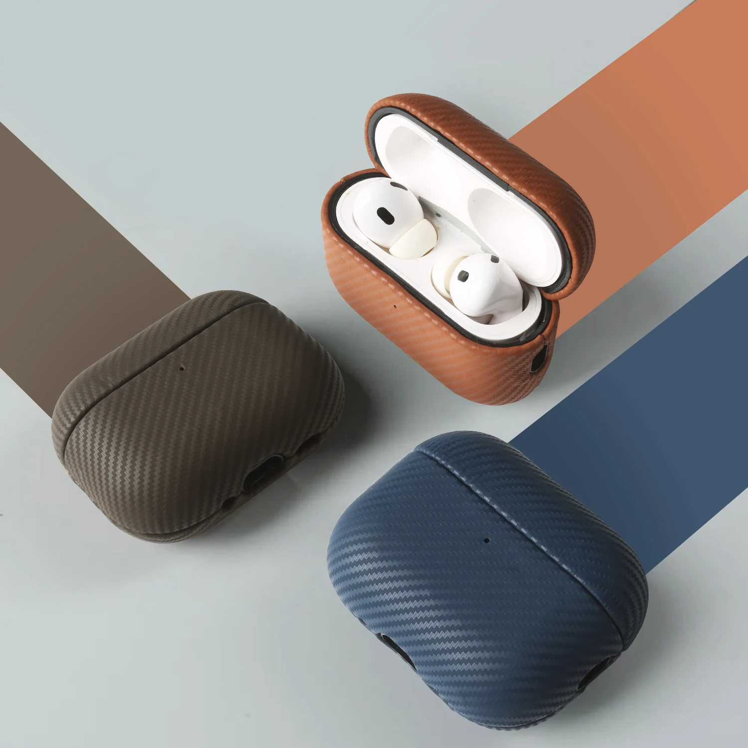 Genuine Leather Case For AirPods 4 Cases Handmade Wireless B