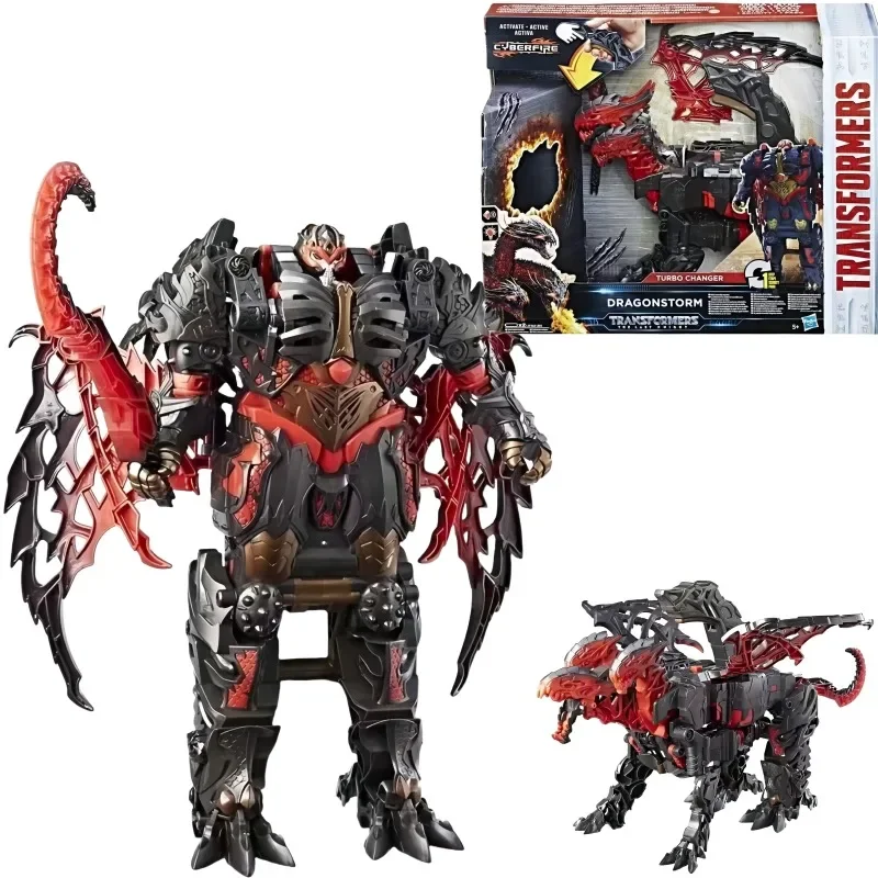 Hasbro Transformers-serie Speelgoed Transformer Robot U-niveau Middeleeuwse driekoppige draak Hobby Collectie Ornamenten Vakantiecadeau