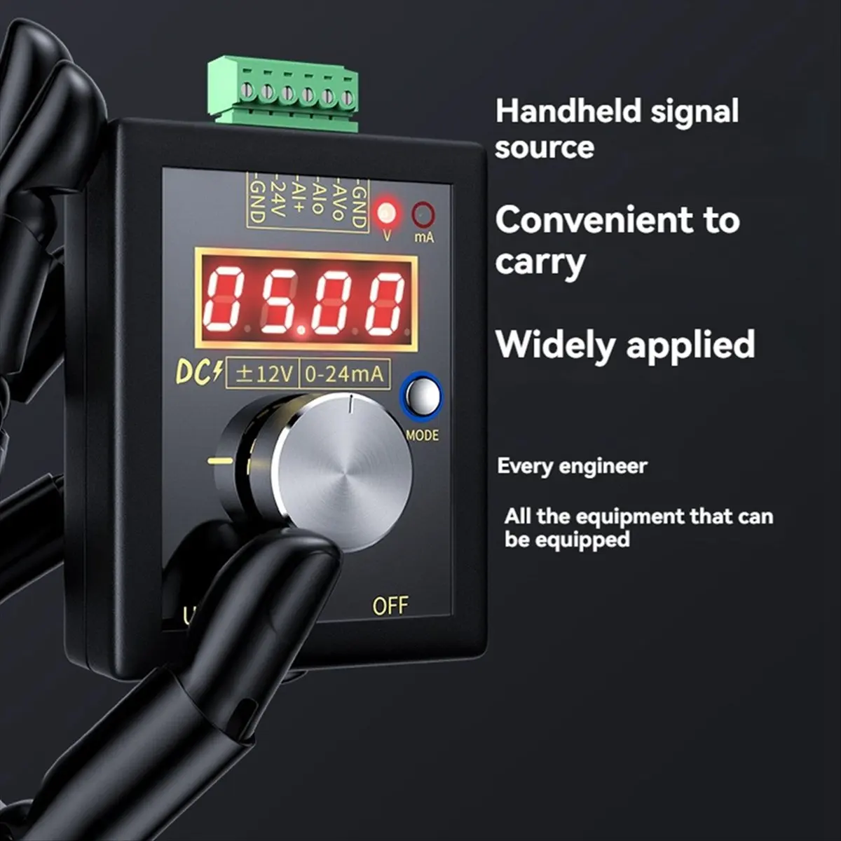 Compatible SG-002 0-24mA ±12V Handheld Analog Voltage and Current Signal Generator Calibrator Electronic Measuring Instruments